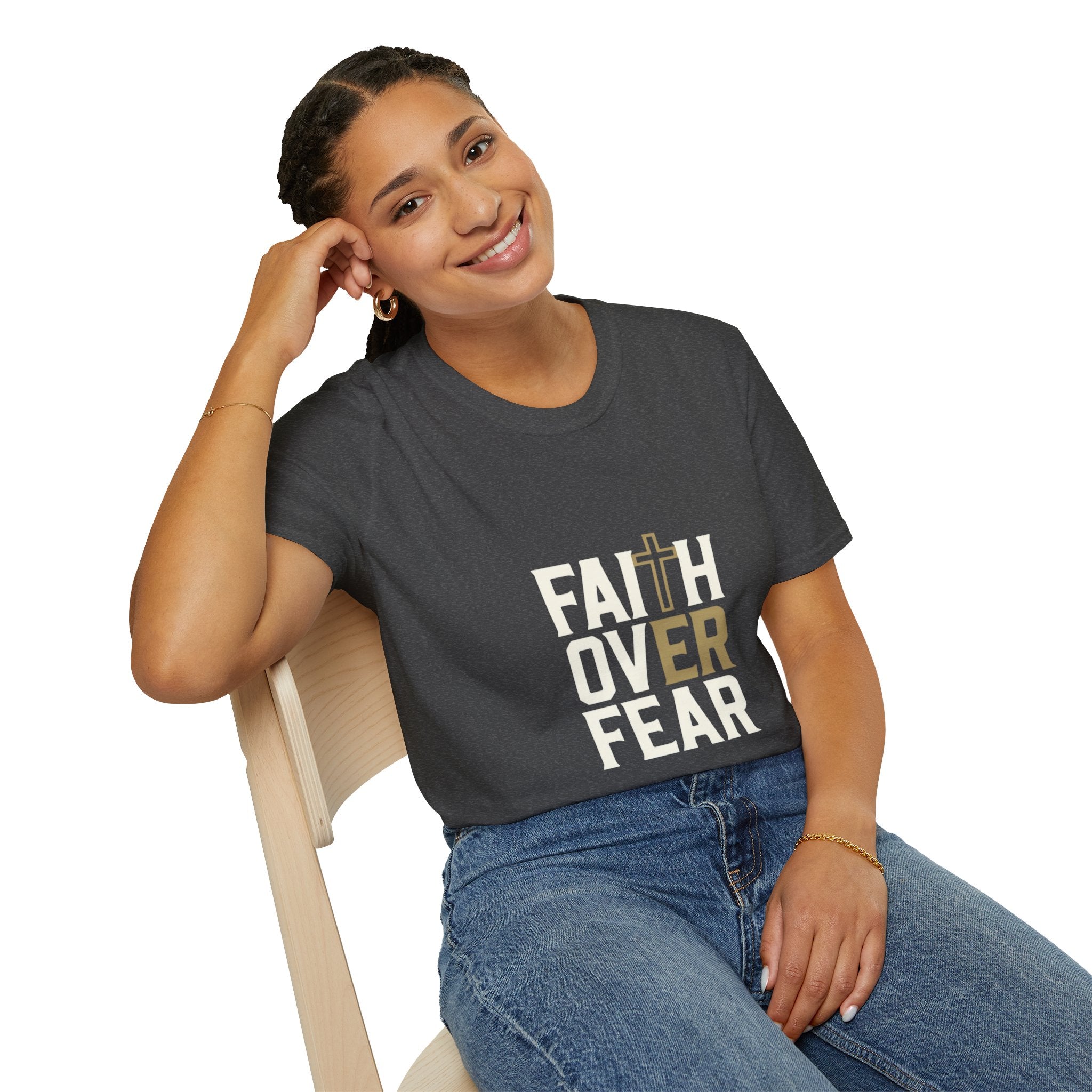 "Faith Over Fear" Unisex Softstyle T-Shirt