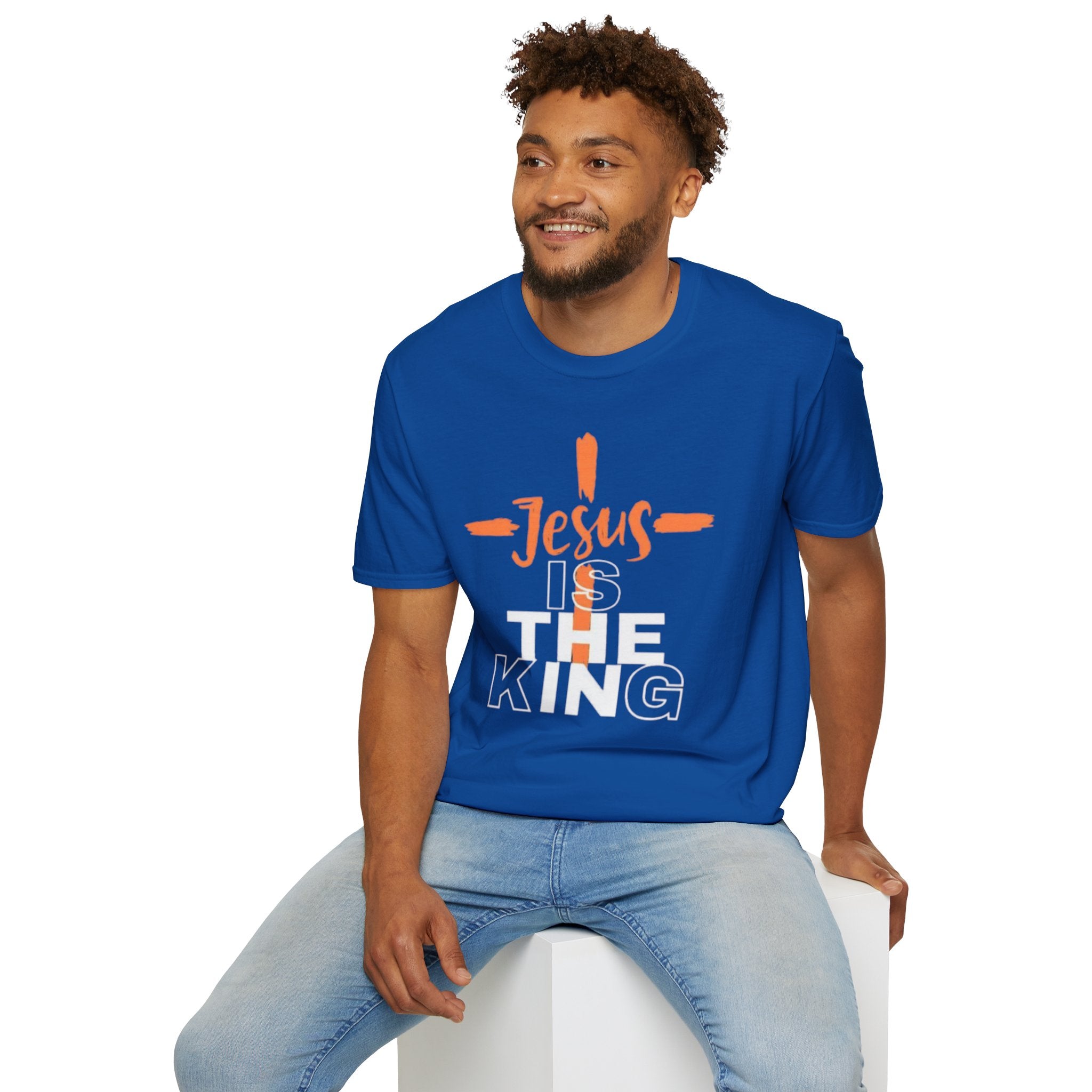 "Jesus is the King" Unisex Softstyle T-Shirt