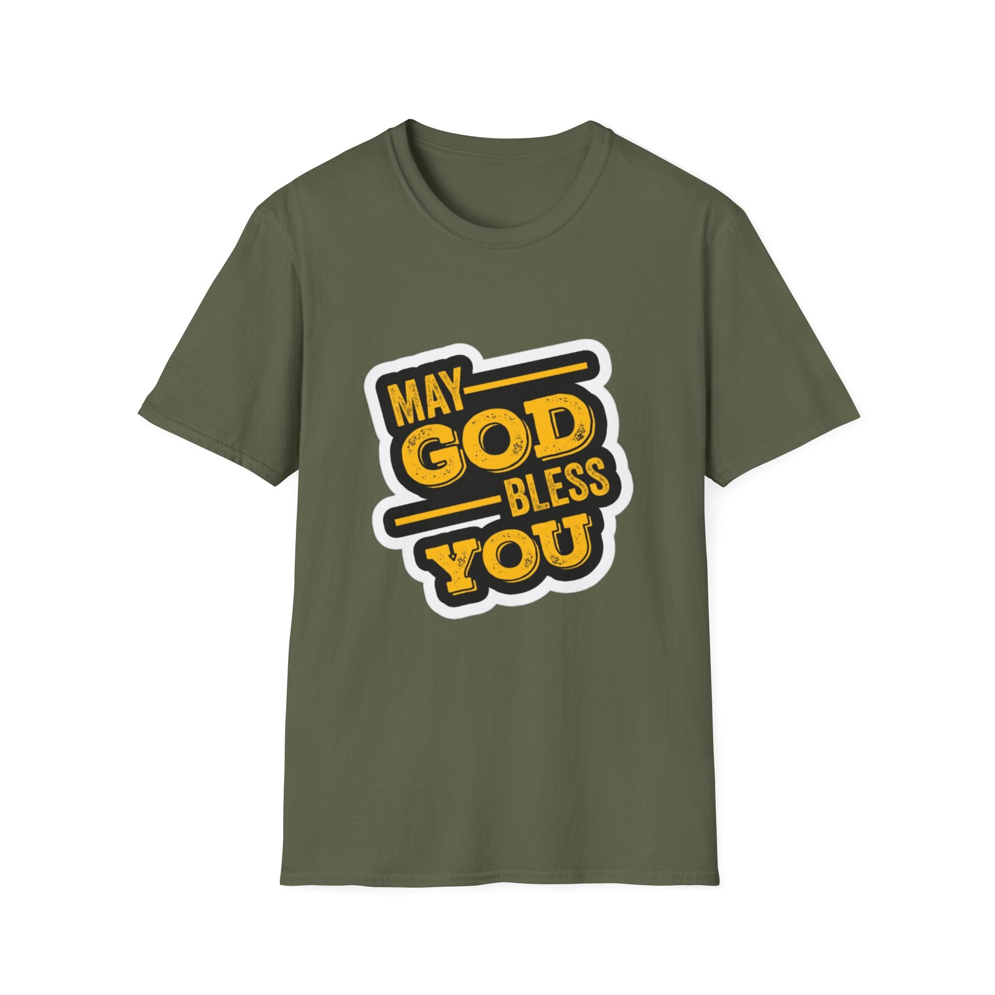 "May God Bless You" Unisex Softstyle T-Shirt