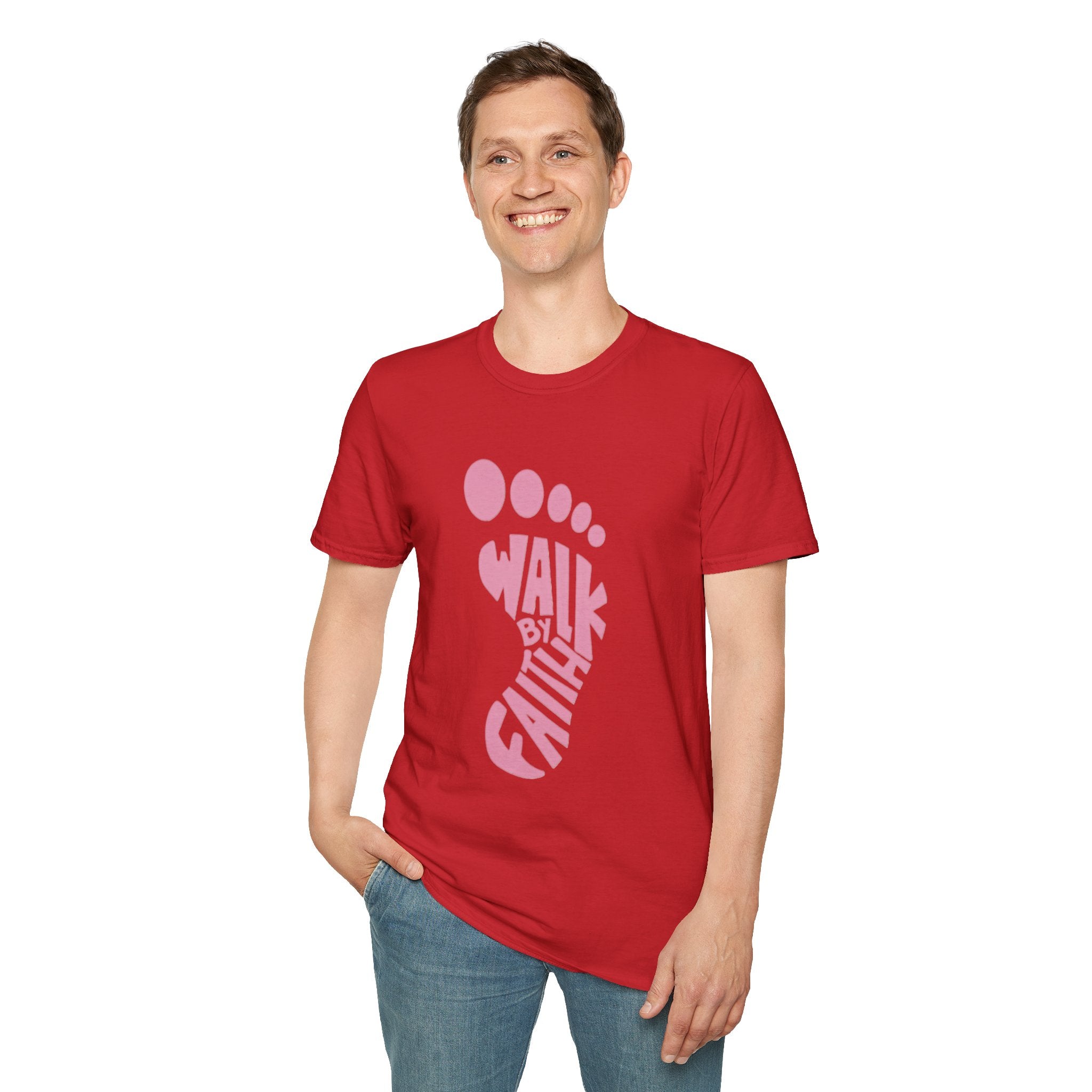 "Walk by Faith" Unisex Softstyle T-Shirt