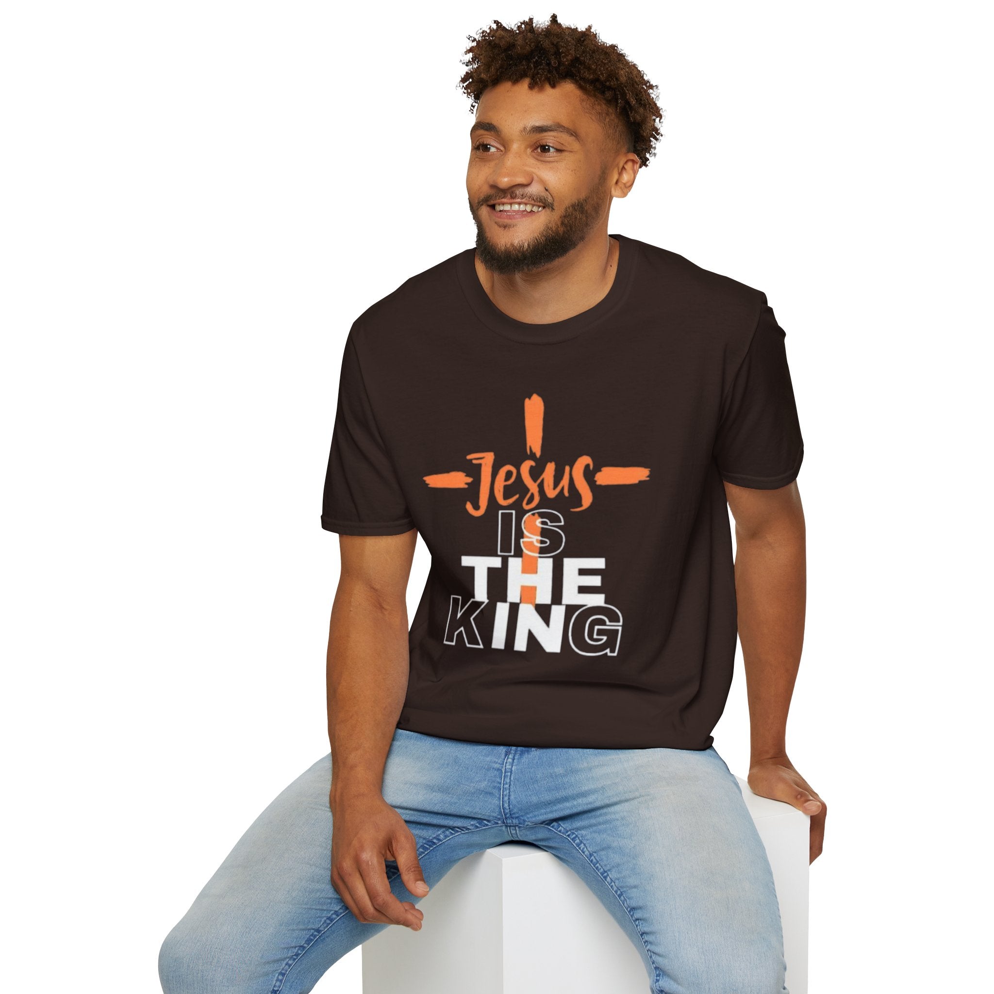 "Jesus is the King" Unisex Softstyle T-Shirt
