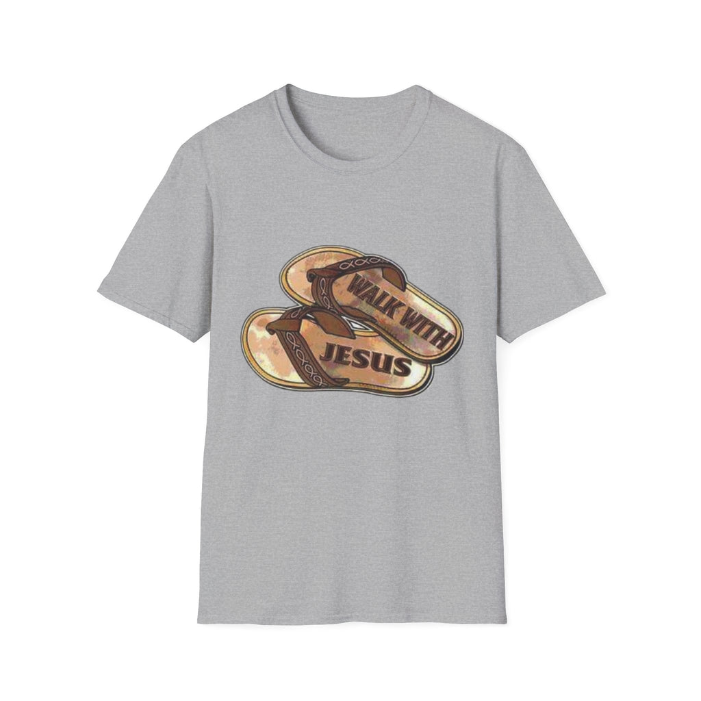 "Walk with Jesus" Unisex Softstyle T-Shirt