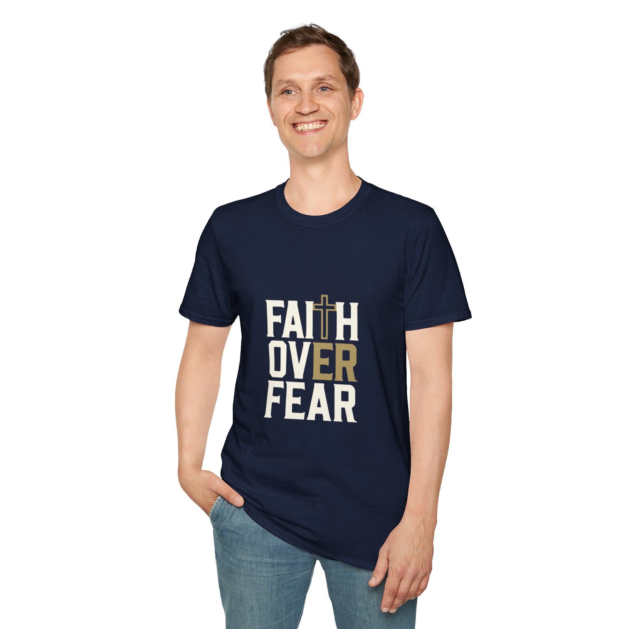 "Faith Over Fear" Unisex Softstyle T-Shirt