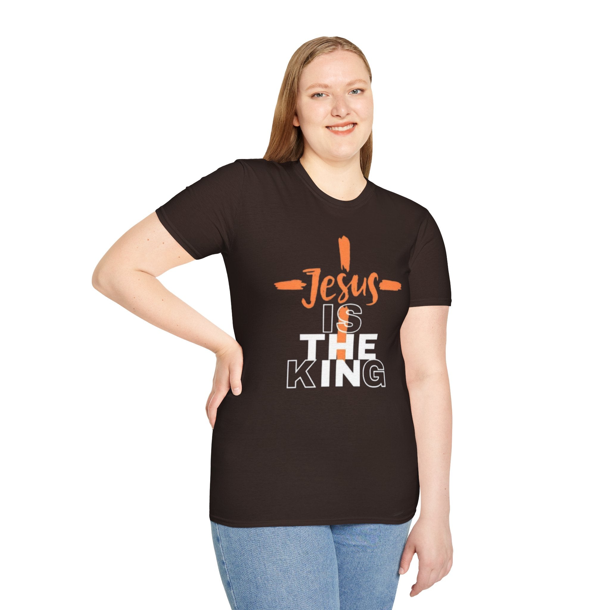 "Jesus is the King" Unisex Softstyle T-Shirt