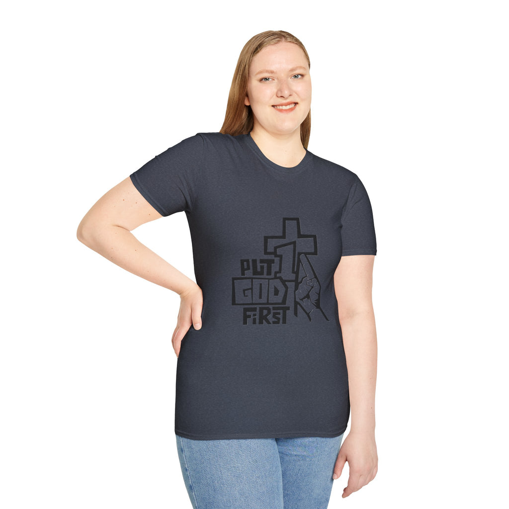 "Put God First" Unisex Softstyle T-Shirt