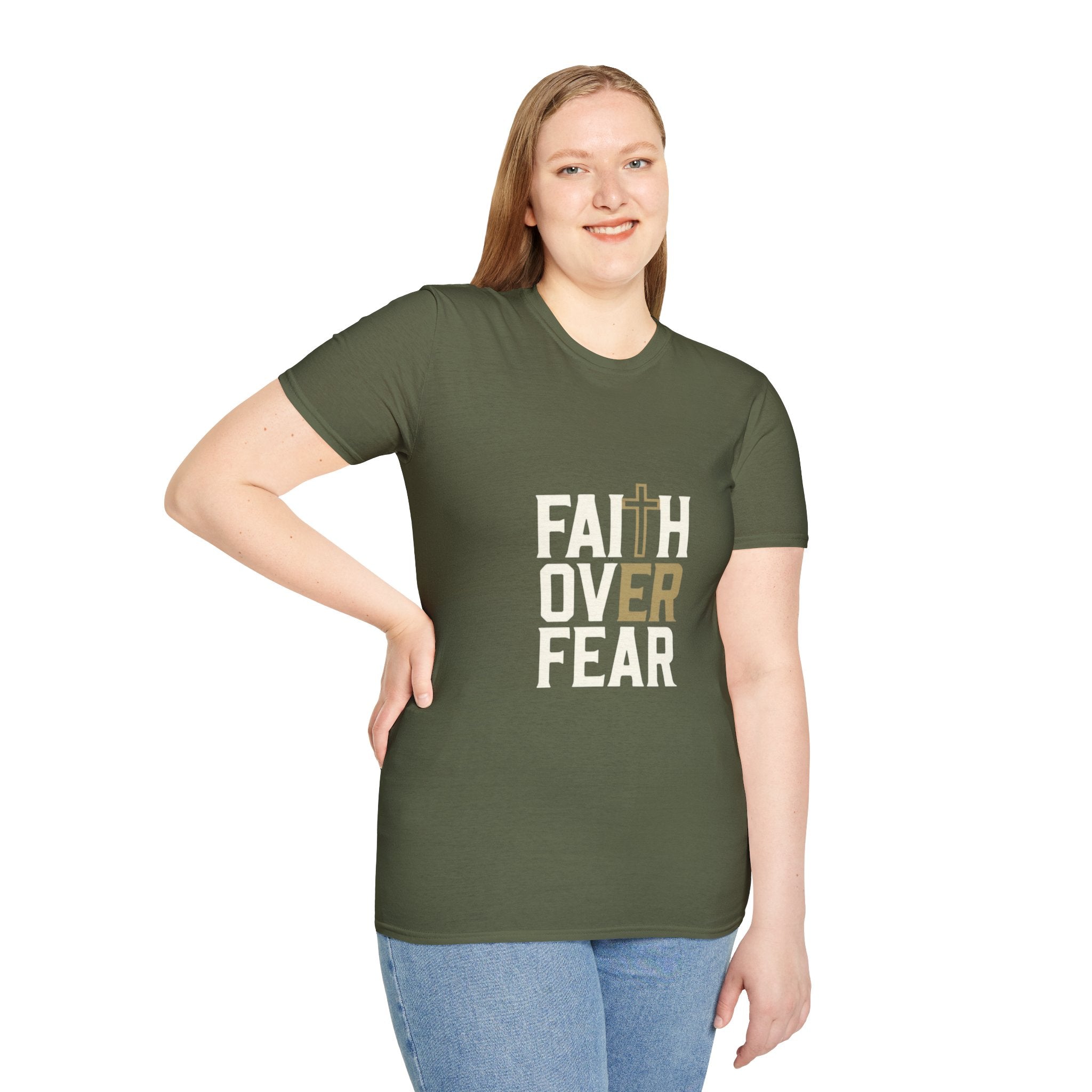 "Faith Over Fear" Unisex Softstyle T-Shirt