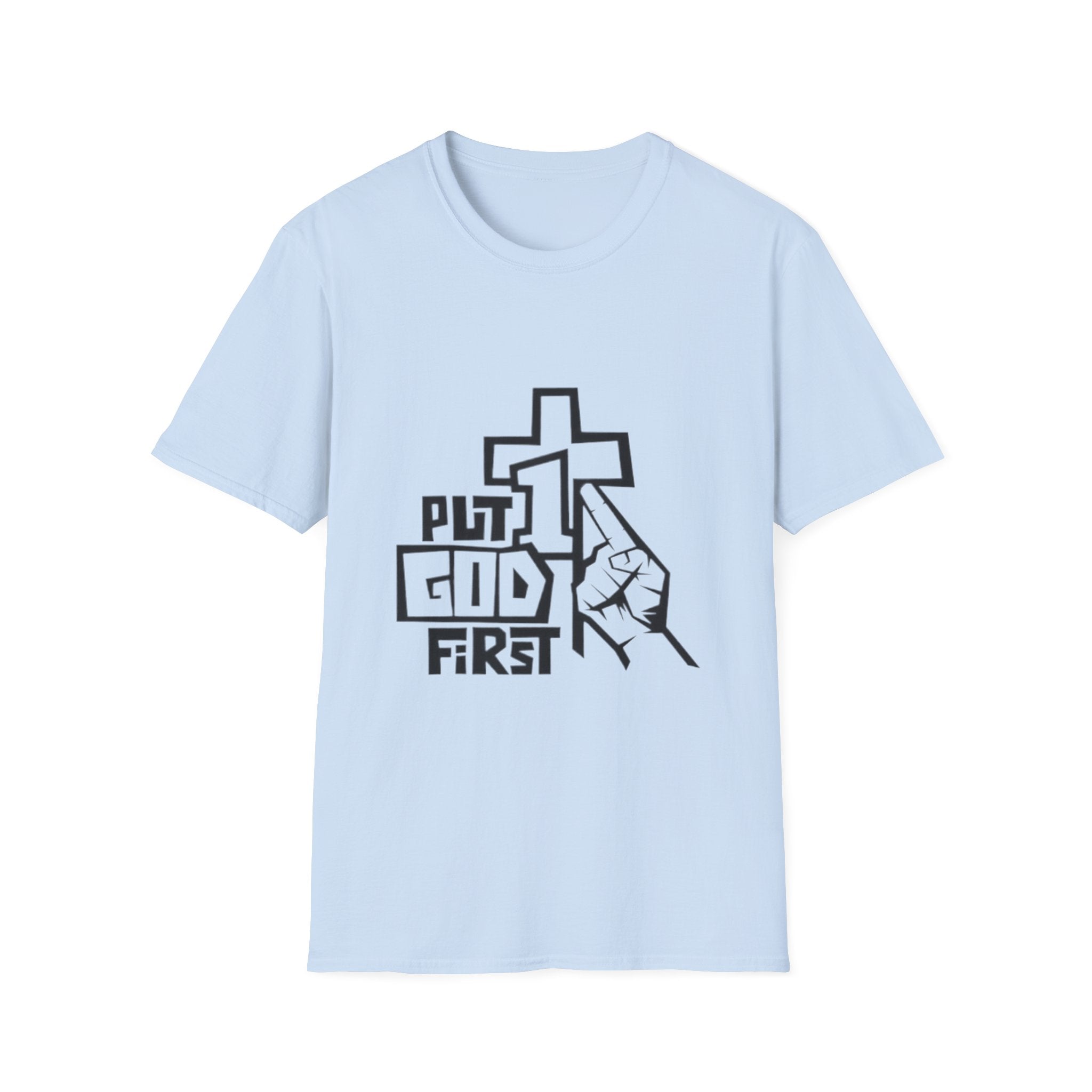 "Put God First" Unisex Softstyle T-Shirt