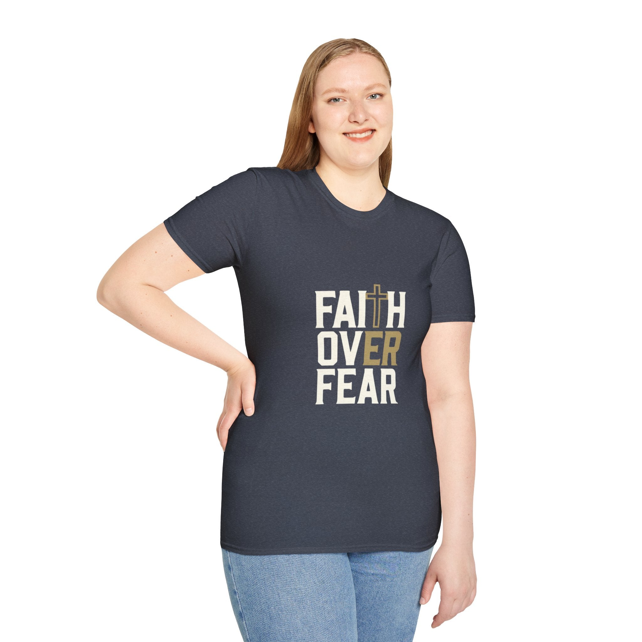 "Faith Over Fear" Unisex Softstyle T-Shirt