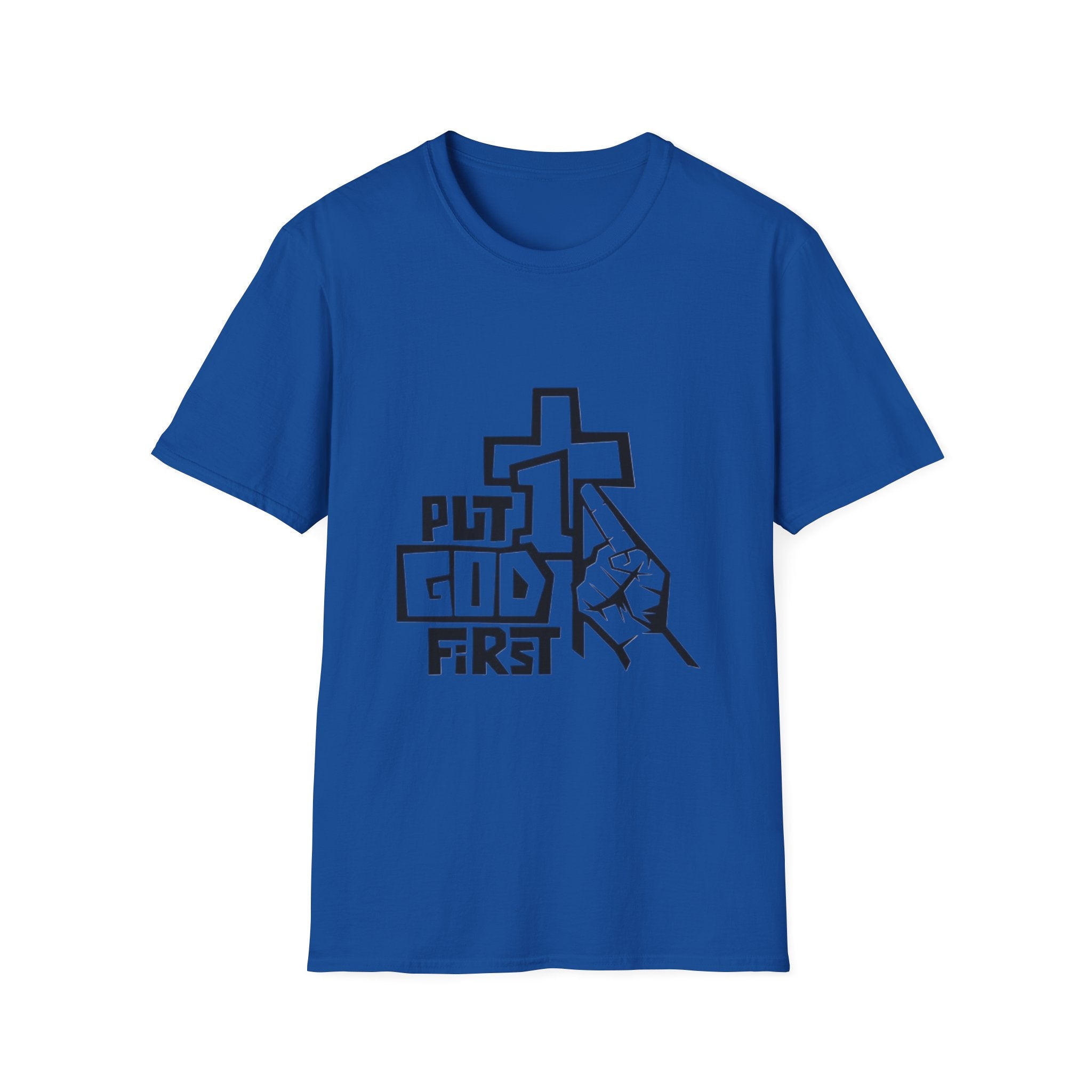 "Put God First" Unisex Softstyle T-Shirt
