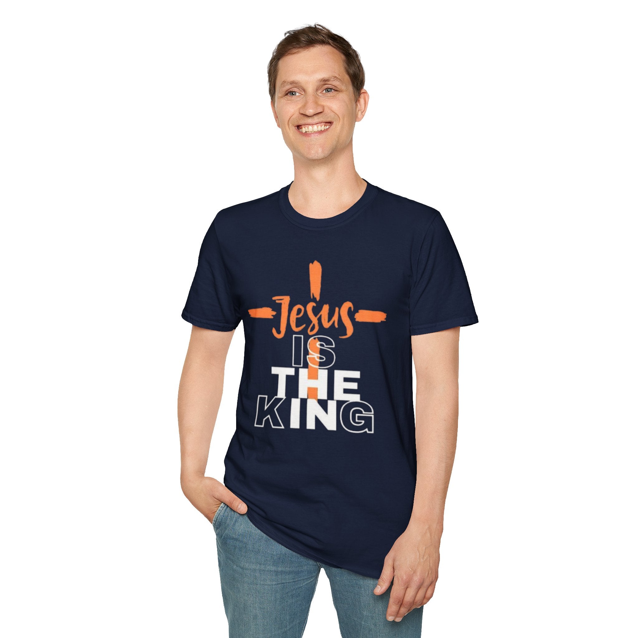 "Jesus is the King" Unisex Softstyle T-Shirt