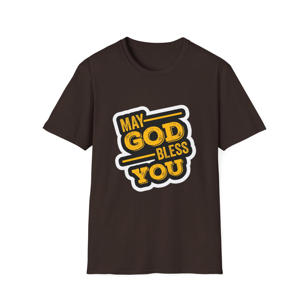 "May God Bless You" Unisex Softstyle T-Shirt