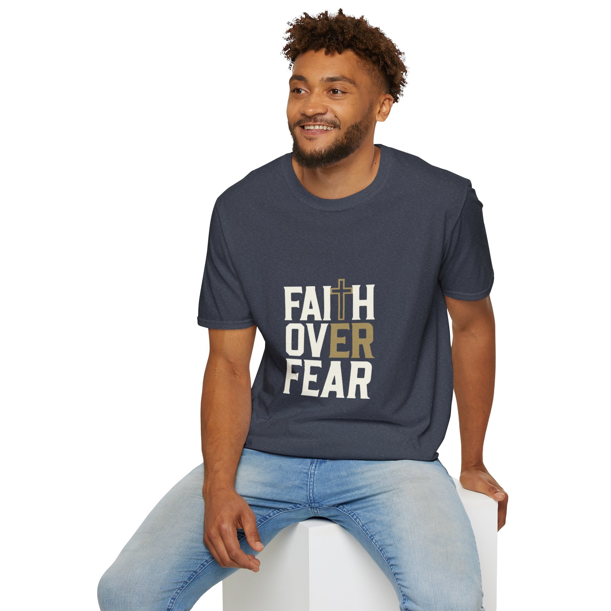 "Faith Over Fear" Unisex Softstyle T-Shirt