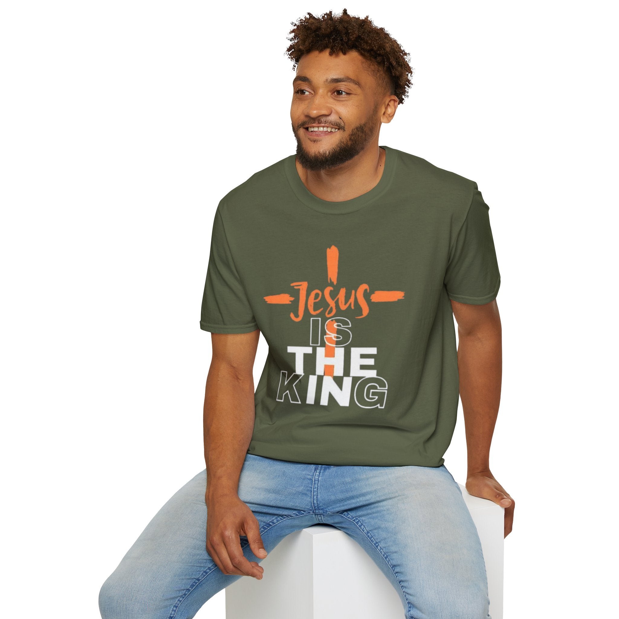 "Jesus is the King" Unisex Softstyle T-Shirt