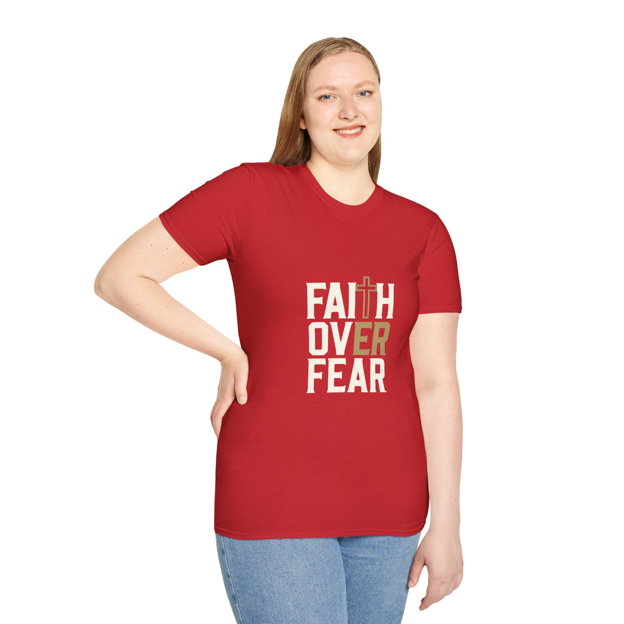 "Faith Over Fear" Unisex Softstyle T-Shirt