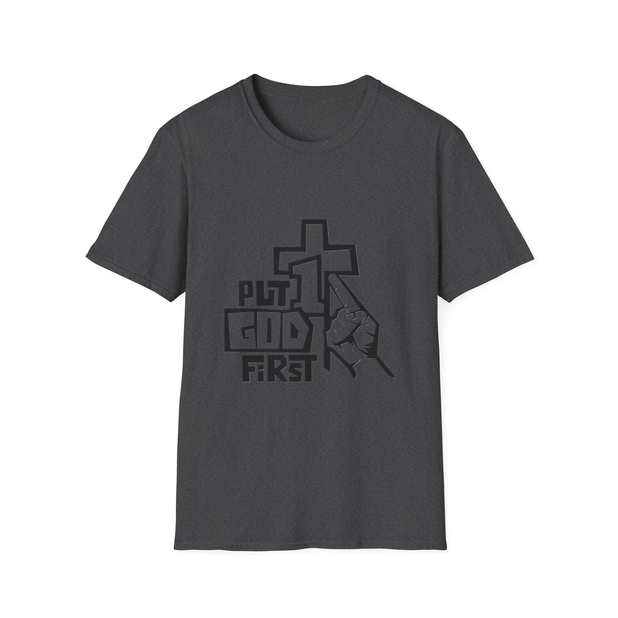 "Put God First" Unisex Softstyle T-Shirt