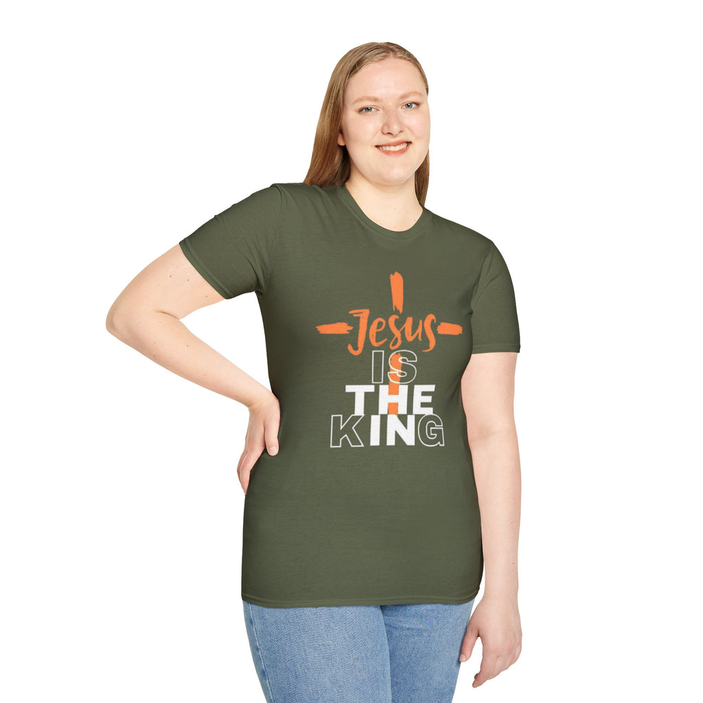 "Jesus is the King" Unisex Softstyle T-Shirt