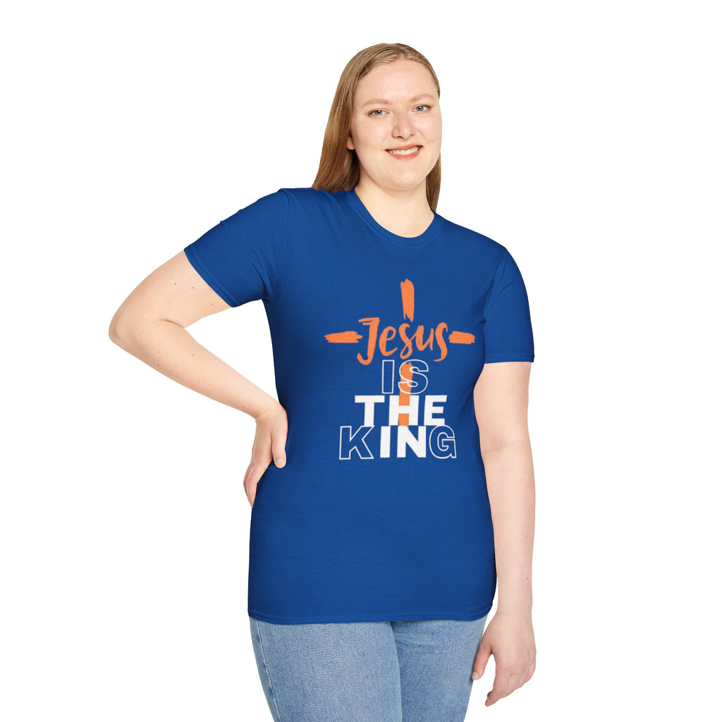 "Jesus is the King" Unisex Softstyle T-Shirt