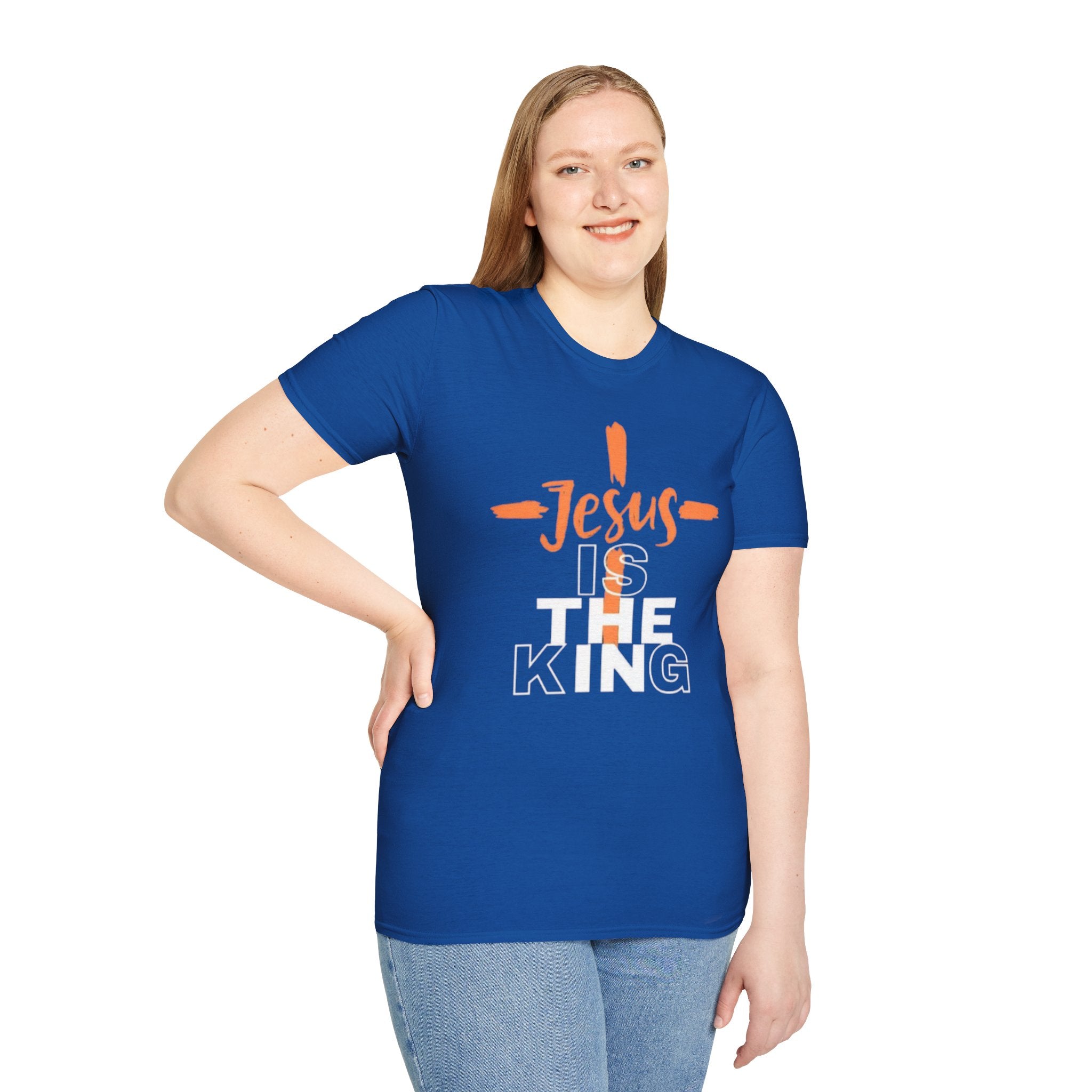 "Jesus is the King" Unisex Softstyle T-Shirt