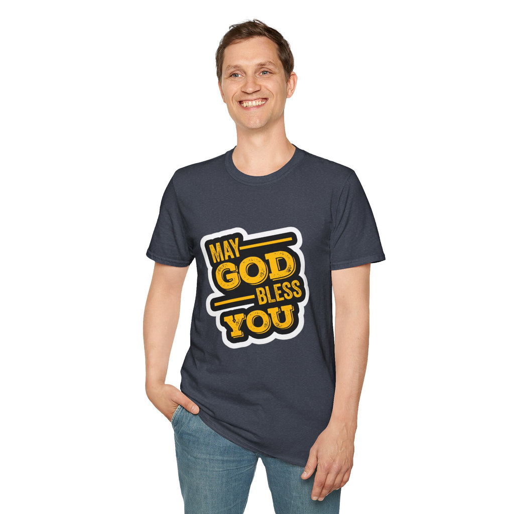 "May God Bless You" Unisex Softstyle T-Shirt