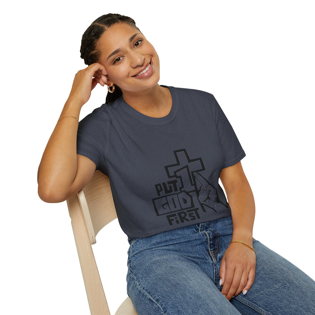 "Put God First" Unisex Softstyle T-Shirt