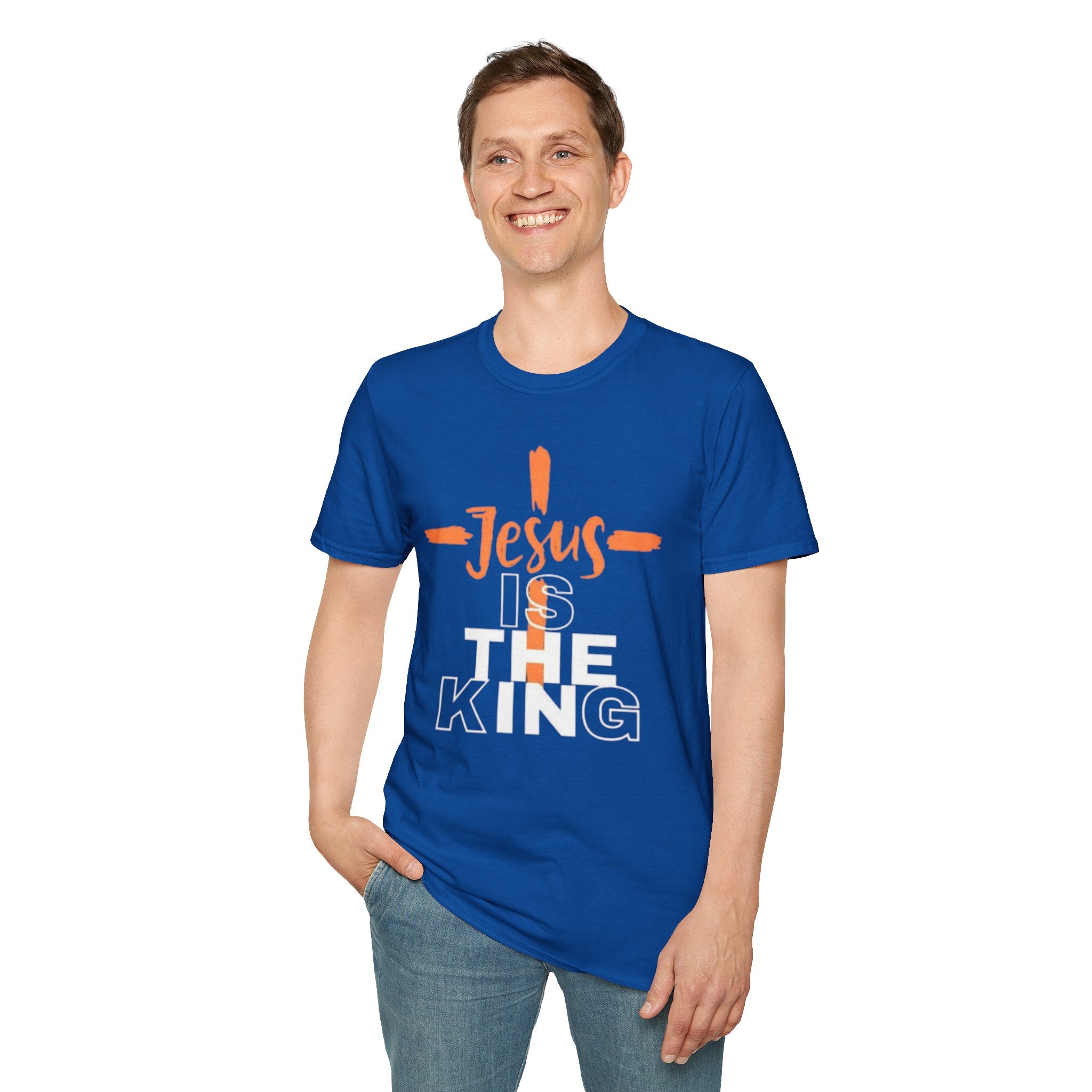 "Jesus is the King" Unisex Softstyle T-Shirt