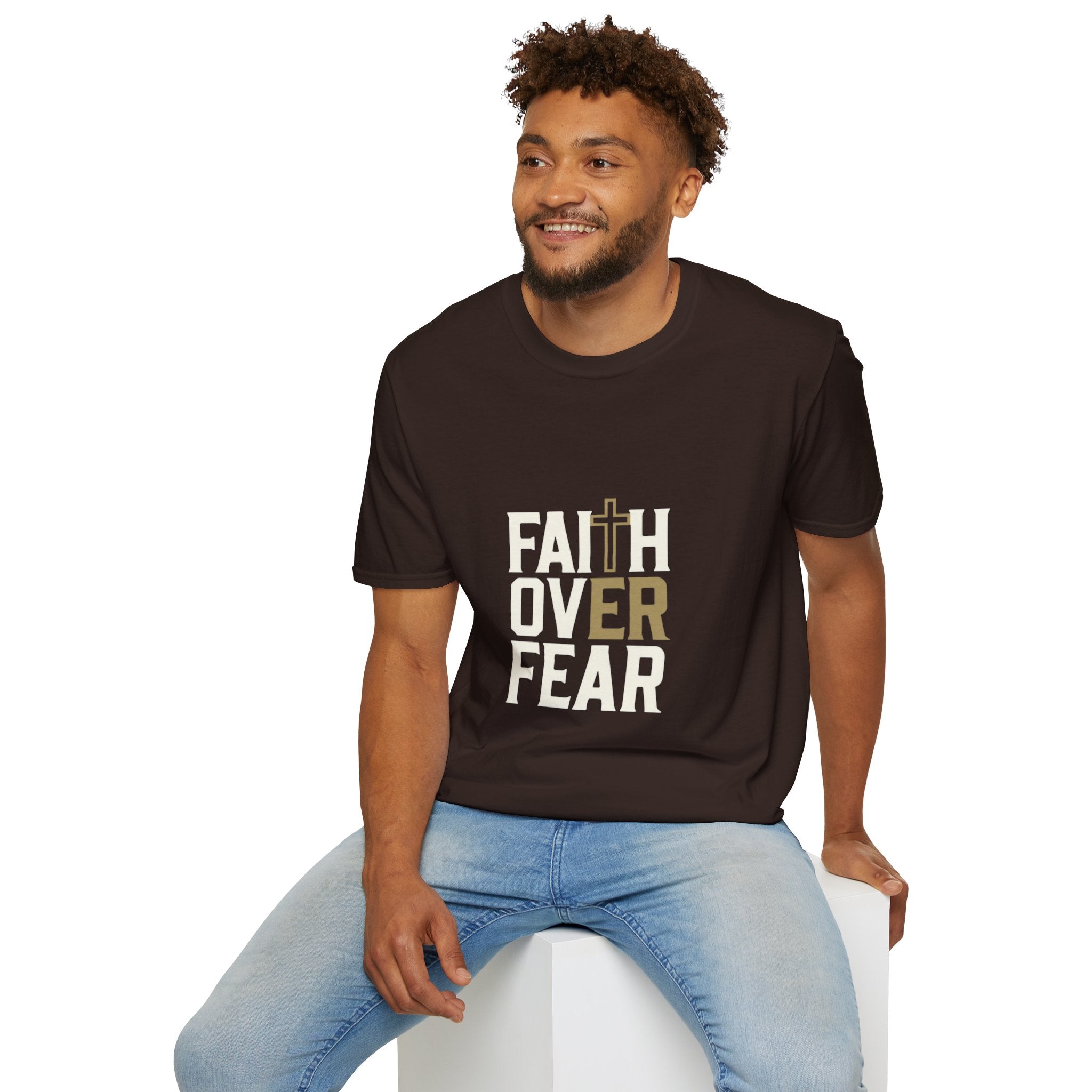 "Faith Over Fear" Unisex Softstyle T-Shirt