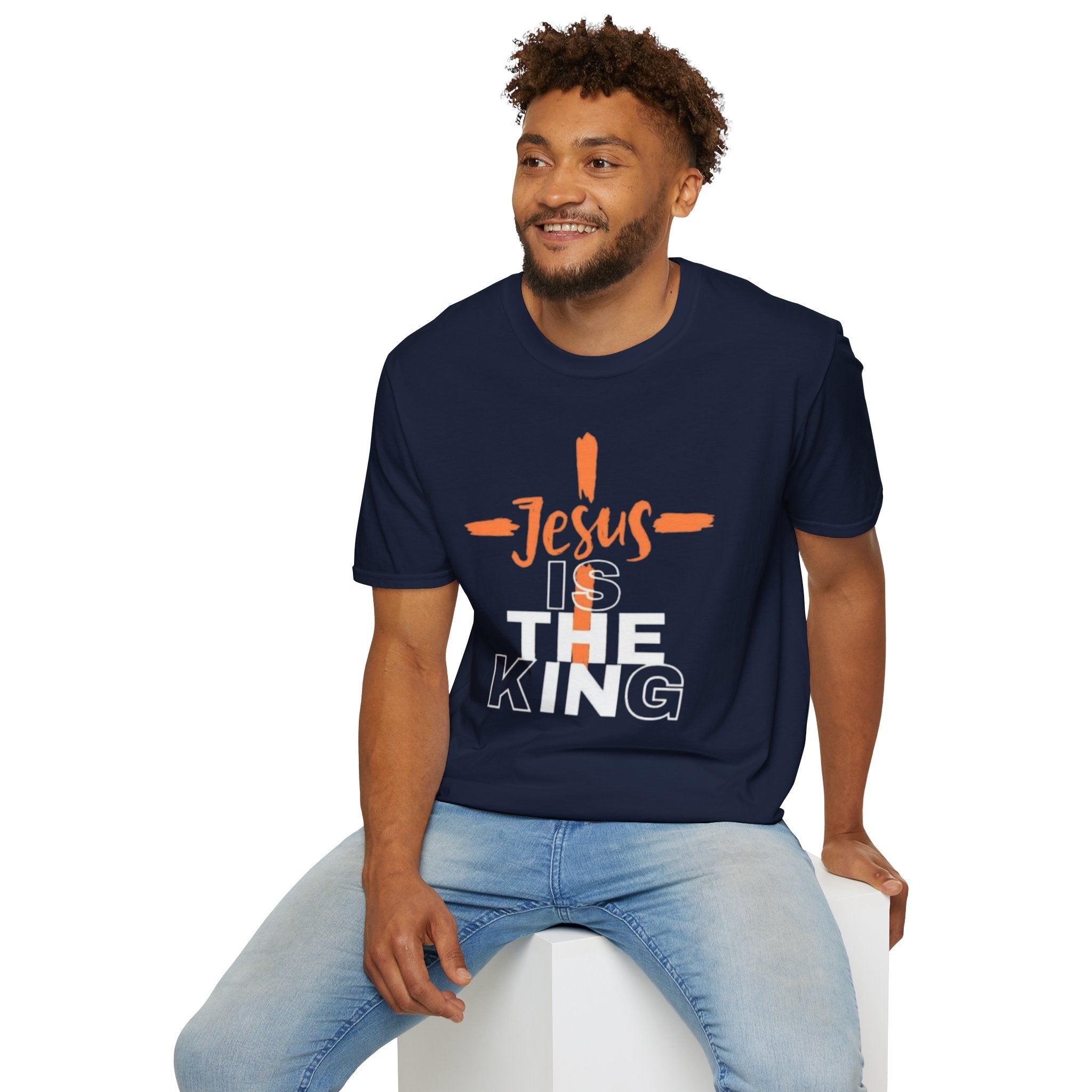 "Jesus is the King" Unisex Softstyle T-Shirt