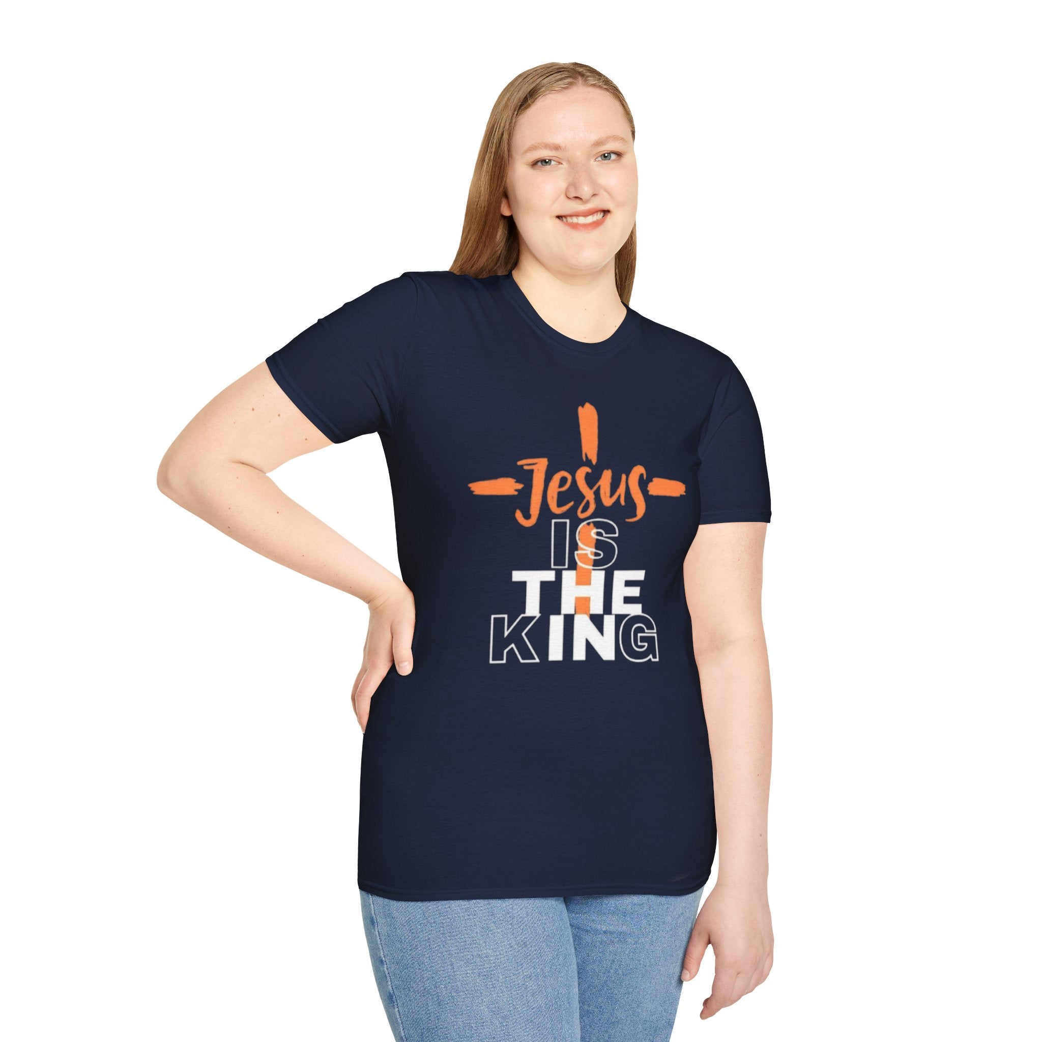 "Jesus is the King" Unisex Softstyle T-Shirt