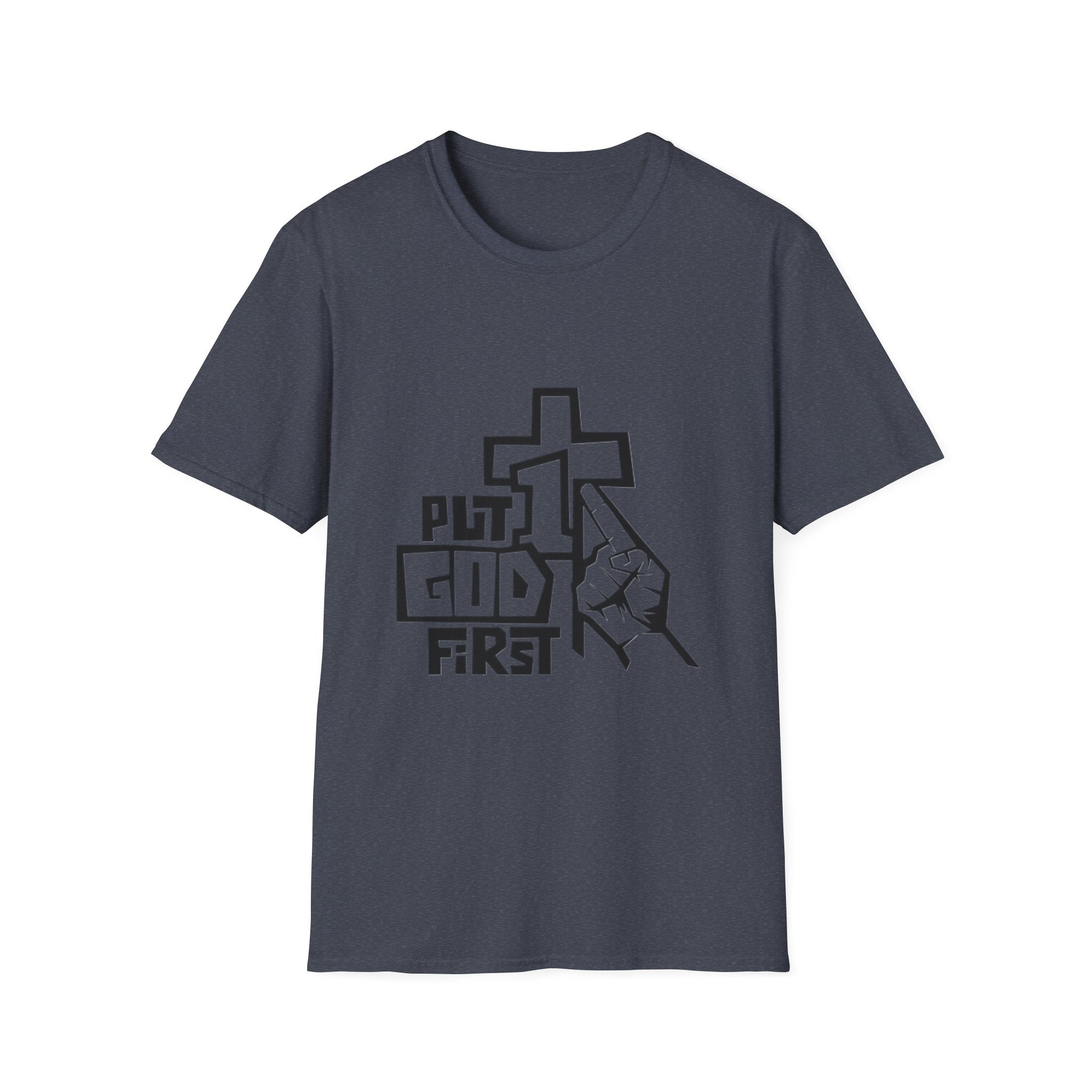 "Put God First" Unisex Softstyle T-Shirt
