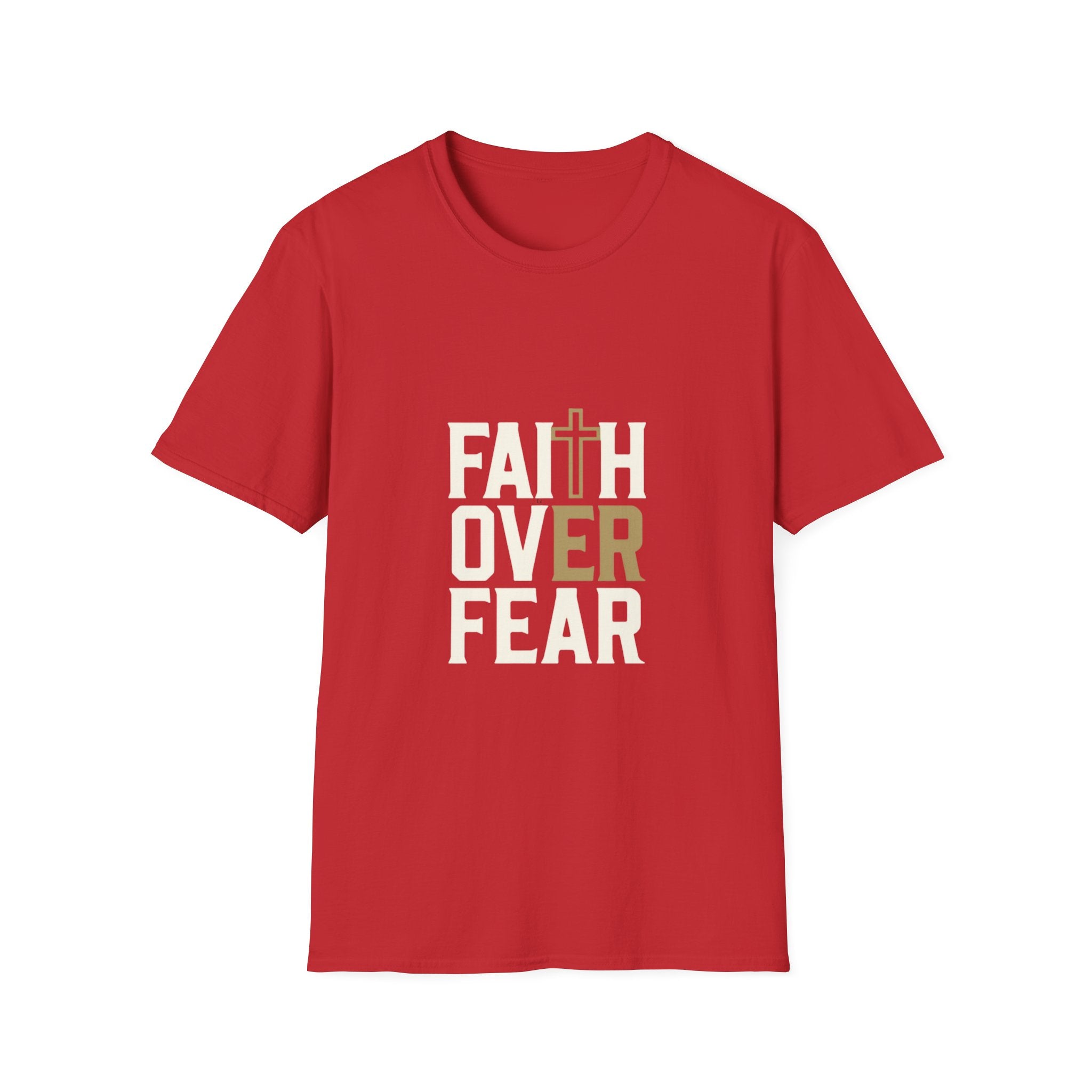 "Faith Over Fear" Unisex Softstyle T-Shirt