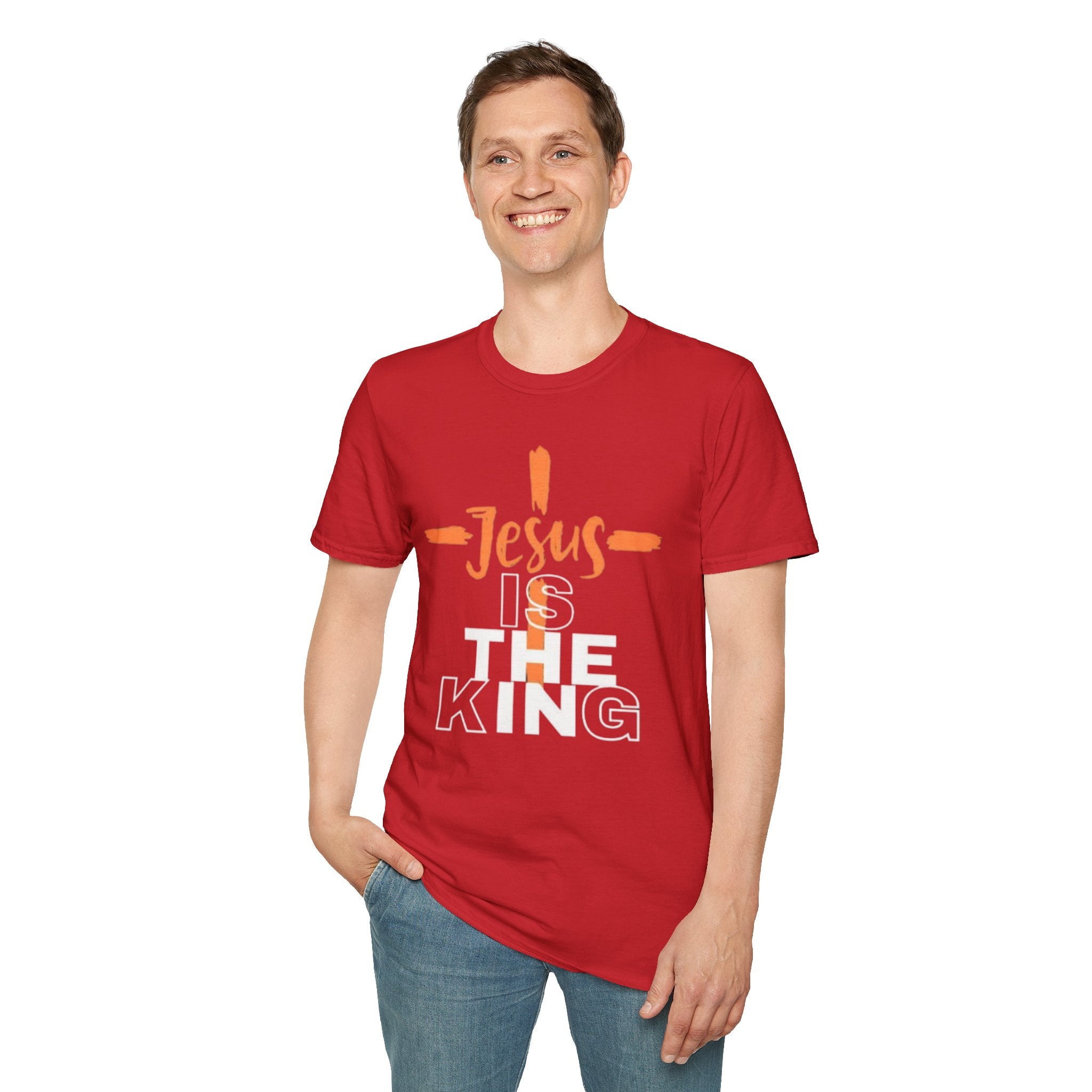 "Jesus is the King" Unisex Softstyle T-Shirt
