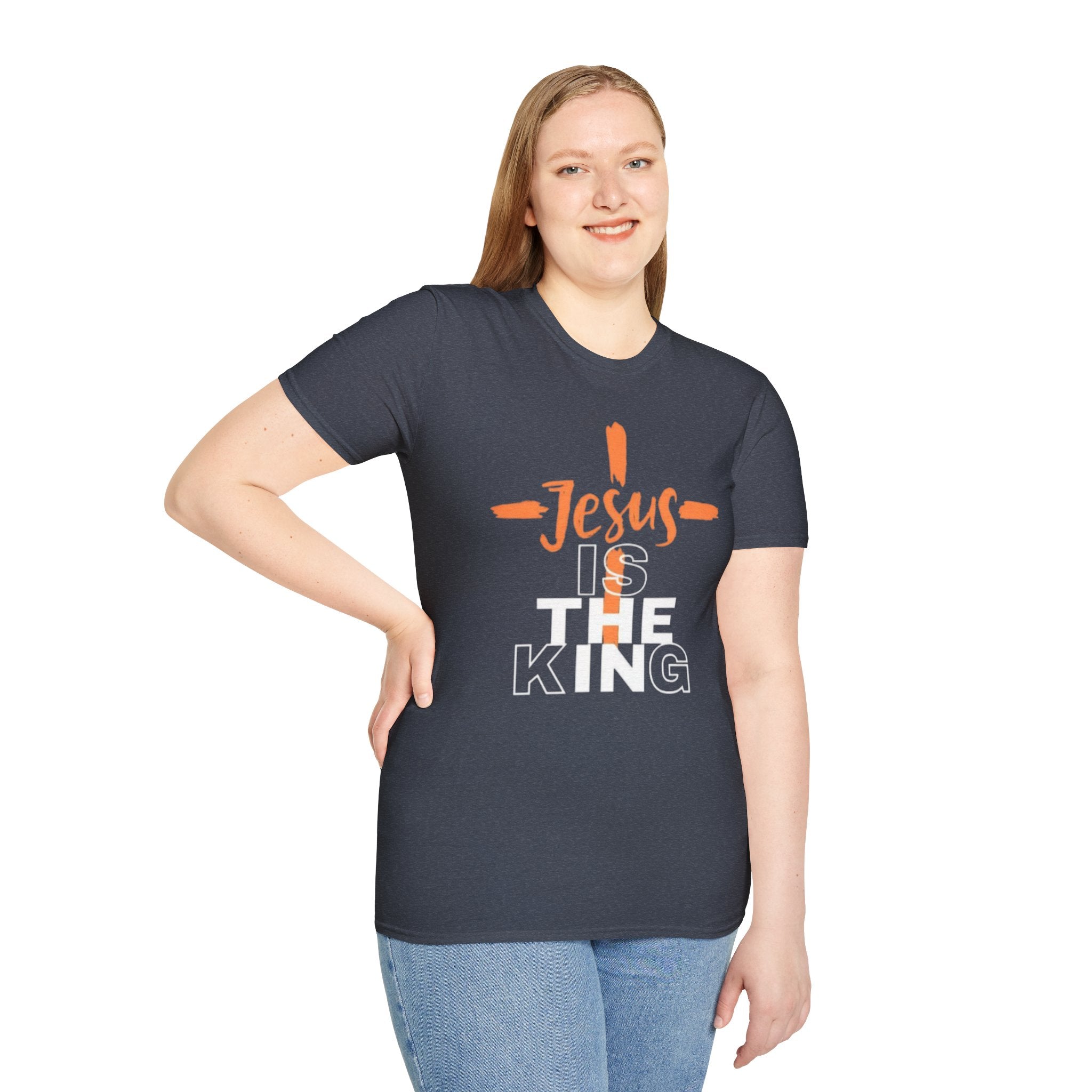 "Jesus is the King" Unisex Softstyle T-Shirt