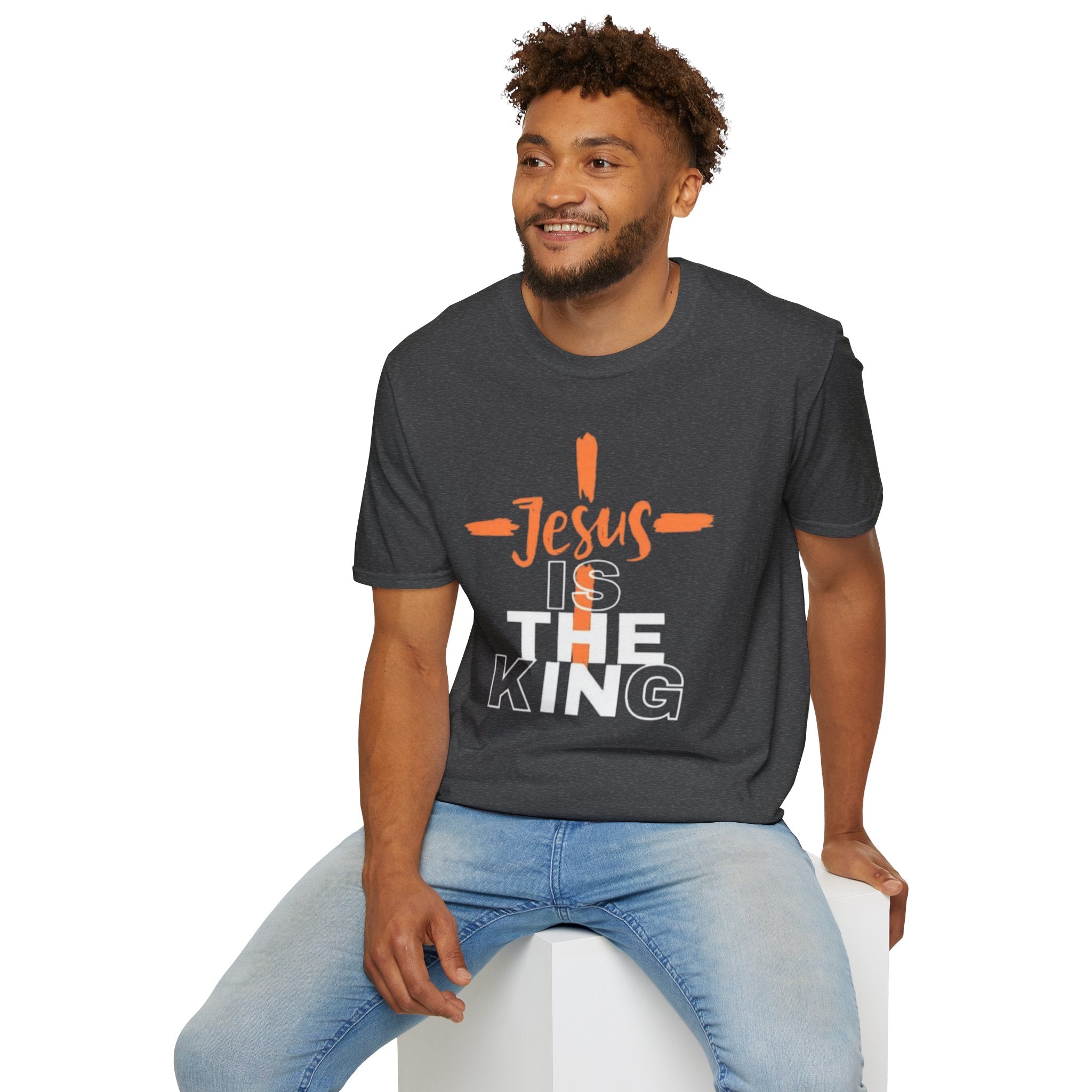 "Jesus is the King" Unisex Softstyle T-Shirt