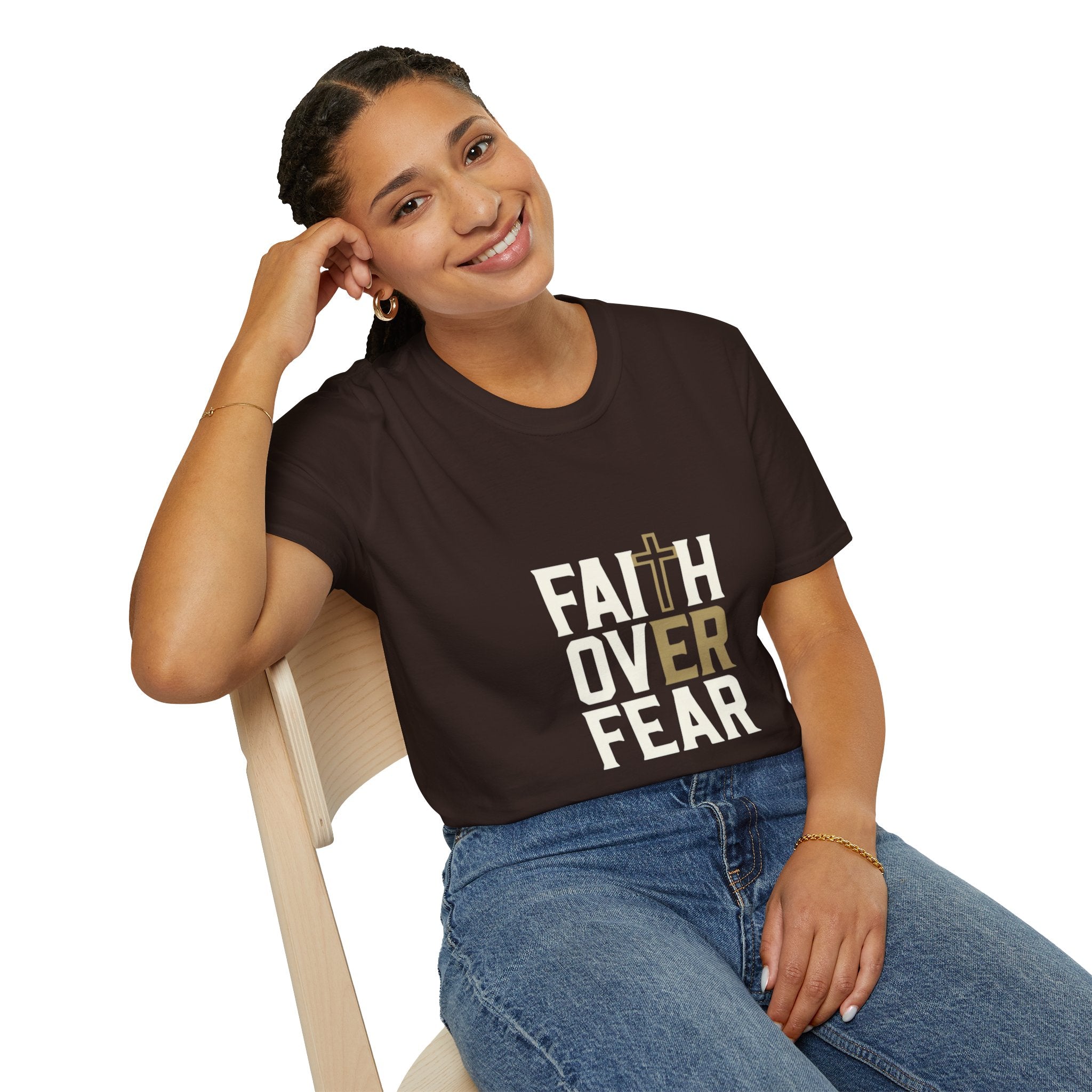 "Faith Over Fear" Unisex Softstyle T-Shirt