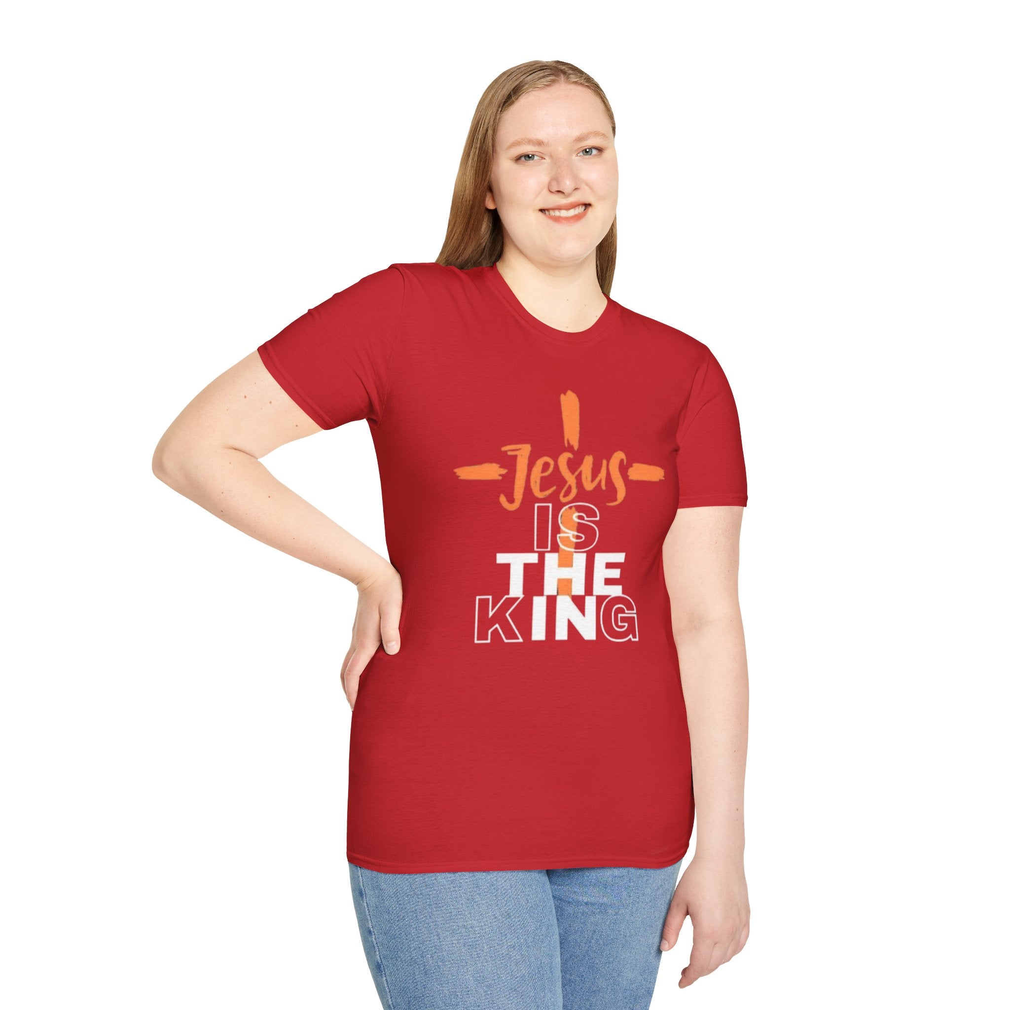 "Jesus is the King" Unisex Softstyle T-Shirt