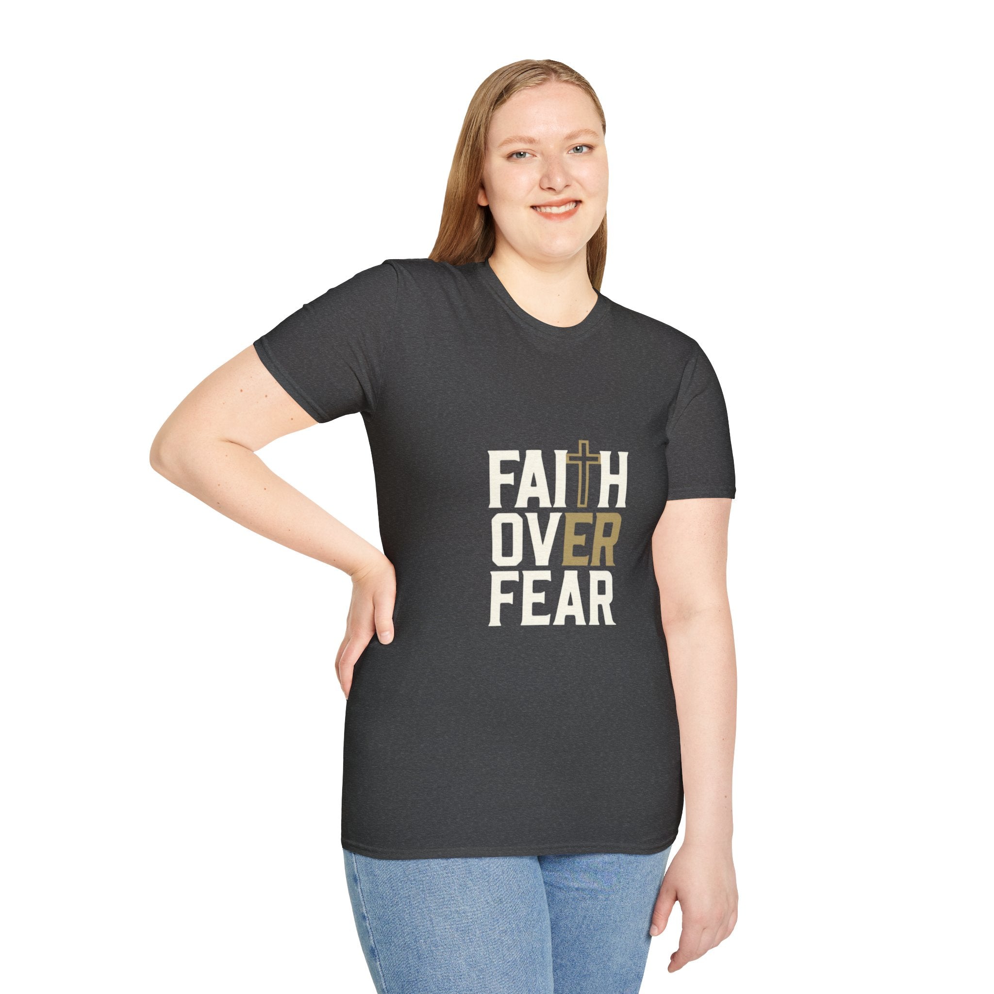 "Faith Over Fear" Unisex Softstyle T-Shirt